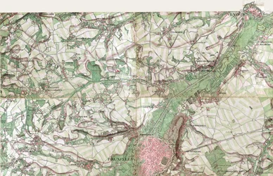 Karte von Brüssel
